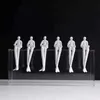 Arts and Crafts Modern Acrylic Resin White Readin Characters Statue Reader Desktop Ornament Study Livin Room Decoration Home Decor AccessoriesL2447