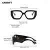 2024Sunglasses Kammpt Eyeglasse irrégulière surdimension