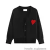 ファッショナブルなパリデザイナーメンズセーターAmis de Coeur Macaron Love Jacquard Cardigan for Men and Women Top BP78A