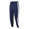 Men's Pants Hip Hop Men Casual Spliced Solid Color Jogger Biker Workout Man Trousers Y2k Clothes Gym Pantalones Baggy Sweatpants