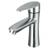 Bathroom Sink Faucets 304 Stainless Steel Basin Faucet Mixer Tap Single Hole And Cold Water Classic