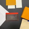 20 Estilo Titular de la tarjeta de diseñador de lujo Genuine Leather Women Menes Monedas de crédito Mini Billet Bolsas Billeteras de doble cara llave