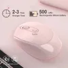 Ratos recarregáveis sem fio bluetooth 5.2 mouse 2.4g óptico silencioso USB 1600DPI Ergonomic Gaming H240407