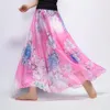 Длинная юбка для женщин повседневная винтажная одежда Элегантная богемная уличная одежда пляжная модель удобная юбка Y2K Summer 240403