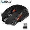 Mice 2.4G wireless mouse 1600DPI PC optical mouse game console 6-button wireless mouse with USB receiver suitable for PC laptop accessories Y240407