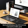 Möss trådlöst ergonomisk 2.4G tyst mus med USB -mottagare 1600 High DPI Precision Portable Computer Lämplig för Windows Mac och Linux H240407