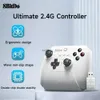 Oyun Denetleyicileri Joysticks 8bitdo Ultimate 2.4g Kablosuz Denetleyici Al Joystick Anahtar Denetleyicisi PC Steam Güvertesi ve iPhone Android TV için uygun