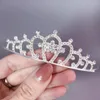 Coiffes Hair Girl Girl Princesse Tiara Crown Bandband Show Bridal Prom Bride Bridesmaid Gift Wedding Party Accessory Peigt Jewelry