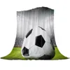 Coperte flannel calcio lancio palline coperte design calcio lanci di divano letto per letto pile da viaggio