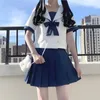 Zestawy odzieży japońska koreańska mundurek jk mundurz dziewcząt studencka Student Studia Sailor Cosplay Cosplay Costume Kobiety Anime Stroje