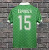 90 1995 Retro Mexico Blanco Long Sleeve Soccer Jersey 1986 1994 1998 2010 Hernandez H.Sanchez voetbalshirt Luis Garcia Campos Ancient Maillot Marquez 2006