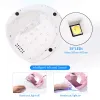 Kits 78w Uv Lamp Nail Dryer Colorful Mirror Diamond Nail Lamp Pro Uv 39leds Nail Gel Quick Dry Device for Manicure Timer Lcd Display