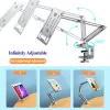 Pens Oatsbasf 360°rotatable Laptop Stand Clamp Tablet Hightening Support Holder Book Bracket Height Adjustable Desktop Bed Lazy Stand