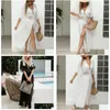 Basic Casual Dresses Y Beach Dress Swimwear Women Er Up Cardigan Bikini Ups Robe For Drop Delivery Apparel Womens Clothing Dh4Lu