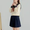 Clothing Sets Women Light Yellow Sailor Suit Jk Uniforms College Middle School Uniform For Girls Students Anime Cos Costumes Outfits