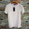 Mens Letter Print T Shirts Black Fashion Designer Summer High Quality Top Short Sleeve Size S-XXL