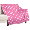 Cobertores Rosa e Polcas Brancas Padrões de Padrão Tropeiro Designer de Casas de Roupa de Verão