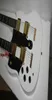 Left Handed guitars White 1275 Custom Shop Double Neck Electric Guitar 612 strings Gold Hardware2882772