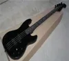 New 4 Strings Rosewood Pingerboard Black Body Electric Bass Guitar와 Neck Plateoffer Customize 6843884