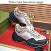 Fashion OG Designer Gucci Rhyton Shoes guccir Red Green GG Ivory Canvas Leather Beige Ebony Luxury【code ：L】Cloud Platform Sneakers Vintage Trainers