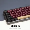 Stylos kbdiy 173 touches rouges samurai keycap pbt dyesub bricol