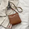 Sac 2024 Messenger Fashion for Women Automne and Winter Chains épaule Vintage Femlae Handbags Girl Chain All-Match