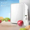 Freizer SusweetLife4L Mini Mirror Refrigerator Beauty Makeup and Skincare Refrigerator ACDC chauffage et refroidissement Beauty Refrigerator Car Mini réfrigérateur Y2404