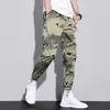 Herenbroek camouflage werkkleding sport losse leggings Koreaanse versie dun bijgesneden casual