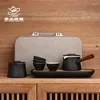 Teaware sets Japanse stijl theeset keramische service reispot en cup handgemaakte draagbare auto juego de te 50