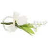 Fleurs décoratives Décor de mariage fausse fleur boutonnière accessoires pographiques