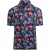 Chemises Mens Golf Shirt Sleeve Imprimerie haute performance et qualité Moiture Véracte à sec Polo Polo pour hommes