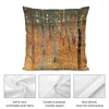 Pillow Beech Forest by Gustav Klimt Throw Caxe décorative Decor Cover Cases de Noël