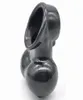 Partihandel, 3 färg silikon män scrotum bondage penis ring bur kuk ringer tid fördröjning sex leksaker silikon ring boll bår6537534