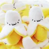 New Cartoon Plush Keychain On Backpack Hairy Kawaii Banana Pendant For Women Men Kids Toy Doll Key Chain Bag Car Keyring Gift