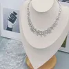 Hot Selling Heavy Industry Broken Nebula Full Diamond Inlaid Pearl Necklace Luxury and High Grade Multi Layered Halsbandsmycken