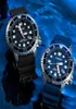 2023 Nya lyxmärke Sports Diving Watch Silicone Luminous Men039s Watch BN0150 Eco Driven Series Black Dial Quartz Watch6507236