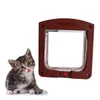 Cat Carriers Controllable Pet Entry And Exit Door Safe Hole Supplies Size S Brown