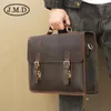 Bag J.M.D Vintage de cuero de cuero Dark Midfases Messenger Bolsas para la computadora portátil de la computadora portátil que mereces tener poseer