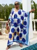 Abiti da spiaggia kaftan per donne stampato in raso elegante maxi accoppiamenti di veste 2024 abiti da bagno per le vacanze cadute cadute