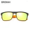 Óculos de sol esporte de moda para homens polarizados de sol 2024 Dirigindo lentes de espelho de espelho óculos de pesca de pesca uv400 óculos de sol