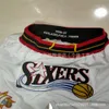 Ers Jersey American Iverson White Gaston Pocket Basketball Pants Men S Sport Shorts Ports Horts