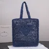 Luksusowa torba designerka torba plażowa torba torebka torebka damska klasyczna trawa tkana torba na ramię