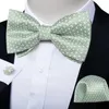 Bow Ties élégant réglable pré-attaché pour hommes accessoires de smoking de mariage de mariage bowknot