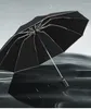 Umbrellas para paraguas extra grande masculino completamente automático plegado reverso doble tres personas