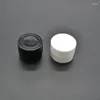 Bottiglie di stoccaggio 5G Plastica Veria cosmetica Continer di lozione nera/bianca Riutilizzabile Basella per occhiali da eyecream 50pcs/Los bottiglia di alta qualità all'ingrosso