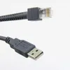 2024 2M USB до RJ48 RJ50 Scanner Data Cable для LS1203 LS2208 LS4208 LS3008 CBAU01-S07ZAR Символ Сканер Сканер штрих-кодовой