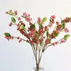 Decorative Flowers Simulated Long Branch Acacia Fruit Small Berry Plastic Artificial Flower Home Decoration And Of Houses