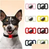 Dog Collars Leashes Apple Airtags Cat Collar er 에어 태그 추적기 로케이터 장치 애완 동물 방지 홀더 키 체인 Protecto DHJN8