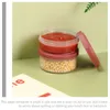 Dinnerware 3 Pcs Sub Box Airtight Sauce Child Plastic Container With Lid Cup Pp Tiny Containers