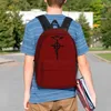 Rugzak Fullmetal Alchemist - Flamel Insignia Backpacks Teenager Bookbag Casual Children School Tassen Laptop Rucksack Schoudertas